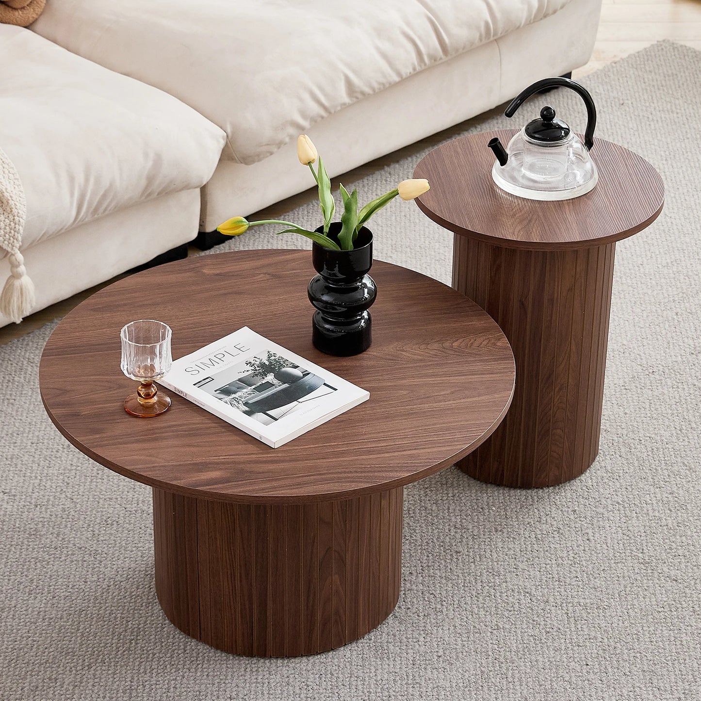 Paris Salontafel Set – 2-Delig | Modern & Ruimtebesparend