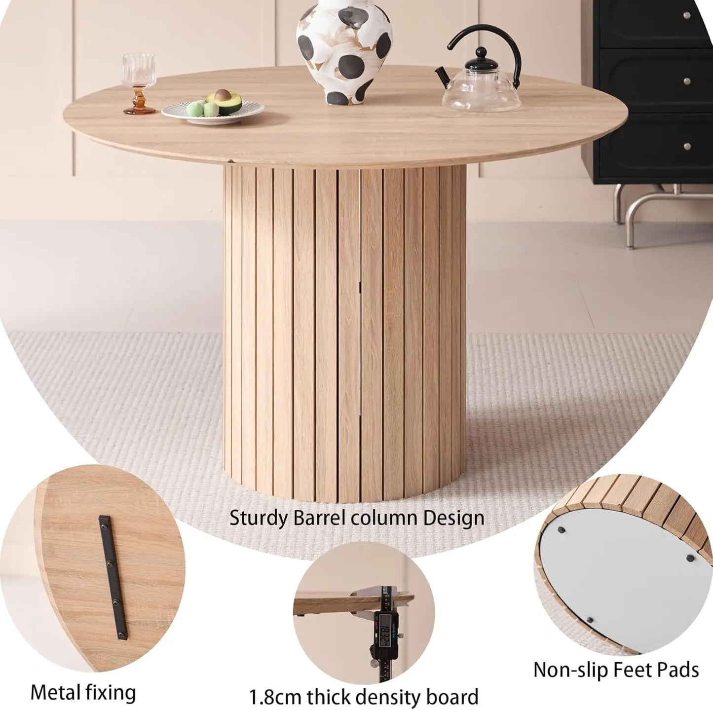 Copenhagen Tafel – Rond Hout | Modern & Veelzijdig