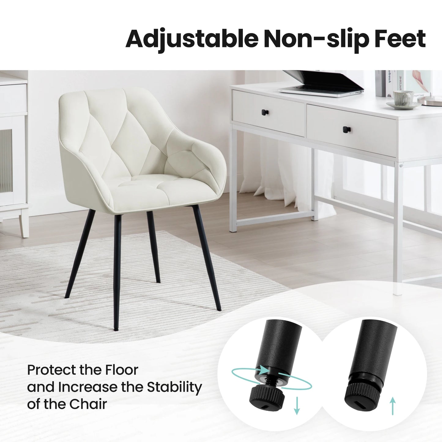 Zagreb Eetkamerstoelen – Set van 2 | Met Armleuningen