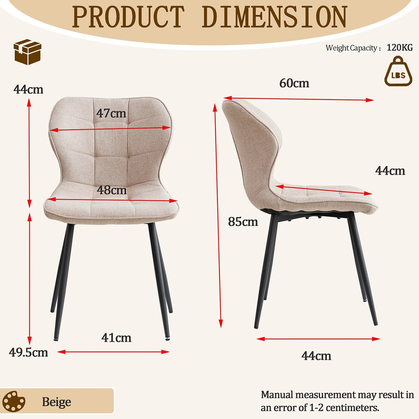 Sofia Stoelen – 4-Delig | Comfort & Scandinavisch