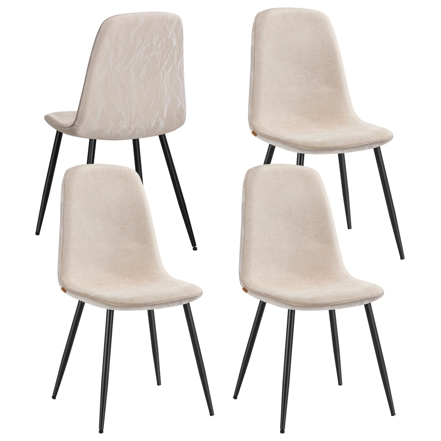Malaga Stoelen – 4-Delig | Zacht & Modern Design