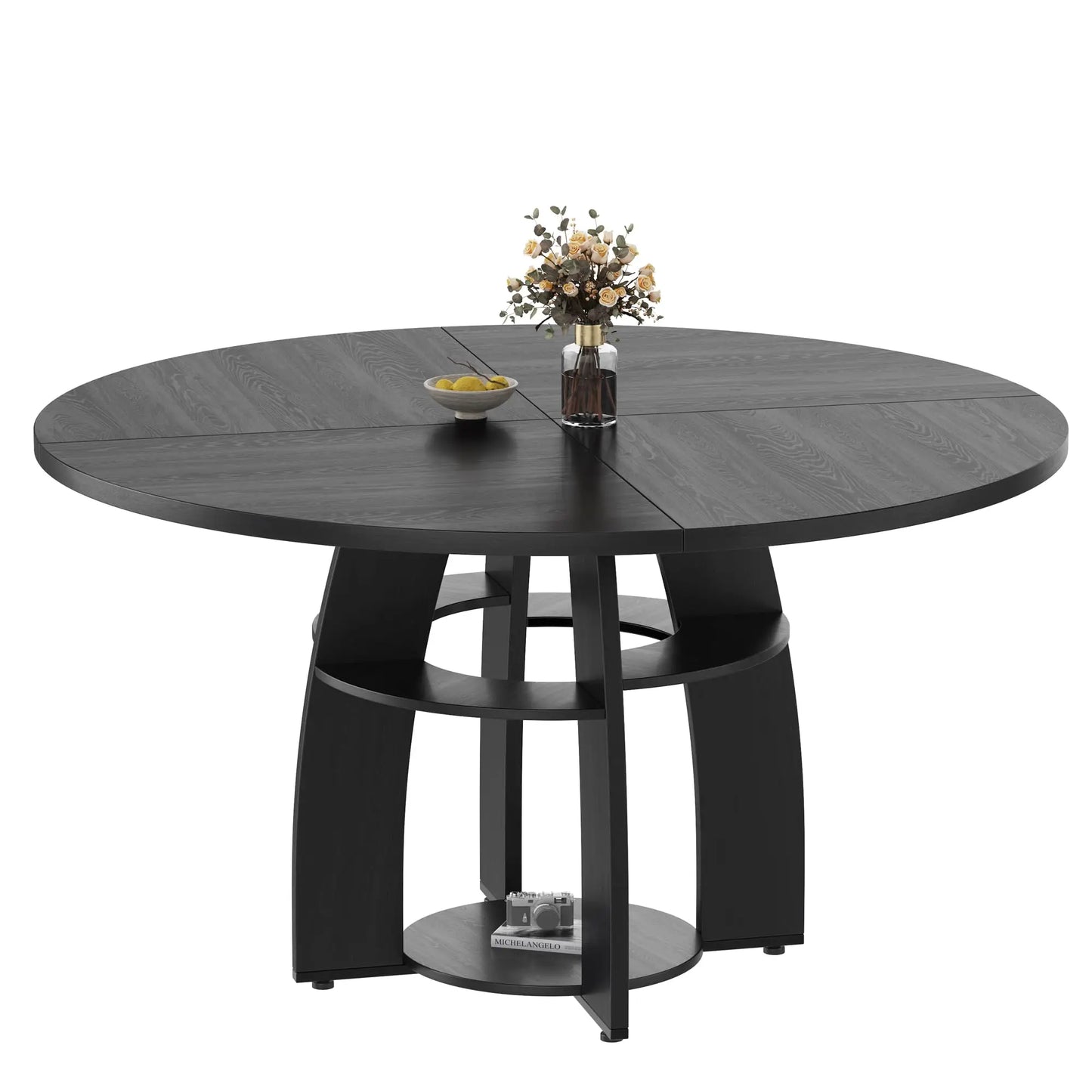 Verona Eettafel – Rond | 4–6 Personen & Opbergruimte