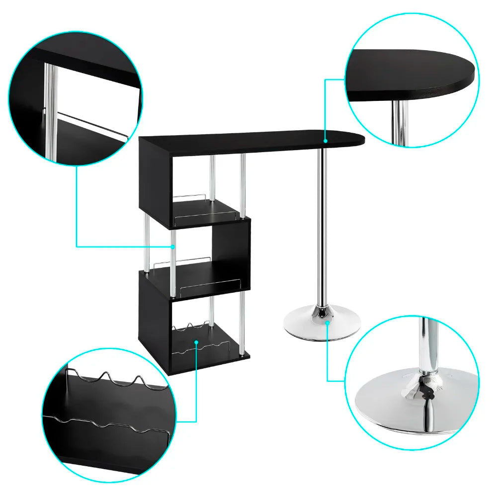 Helsinki Bartafel – Met Opbergrekken | Modern Design